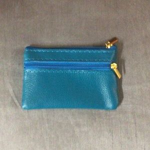 Teal Coin Purse